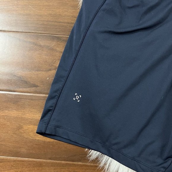 Lululemon Men's Size Medium Nautical Navy Blue‎ The Fundamental Shorts - Picture 8 of 9